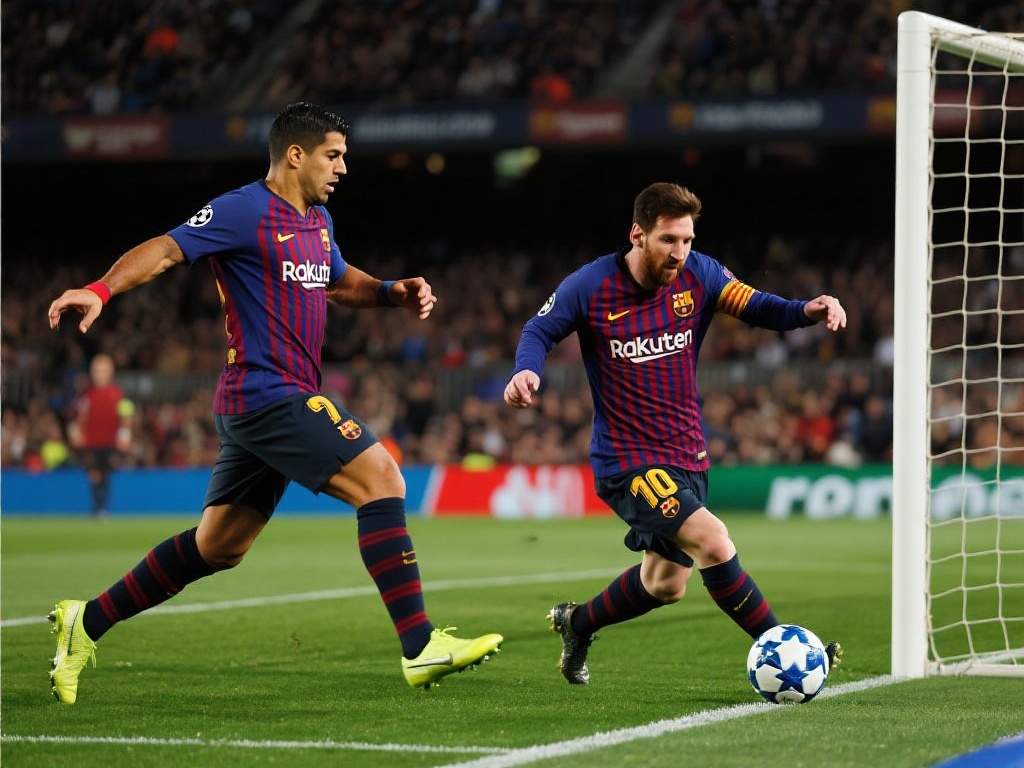 这次进球离不开苏亚雷斯的关键助攻。这对昔